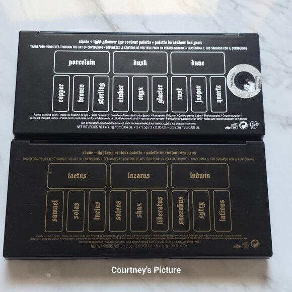 Kat Von D Lot-Shade + Light GLIMMER & Shade + Light EYE Contour Palettes - Picture 8 of 9